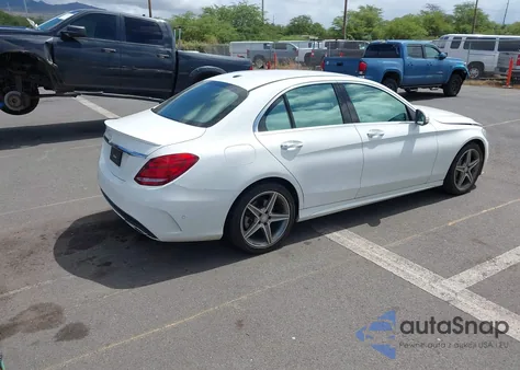 2015 Mercedes-Benz C 300 Luxury/Sport from USA, damaged, VIN 55SWF4JBXFU058805